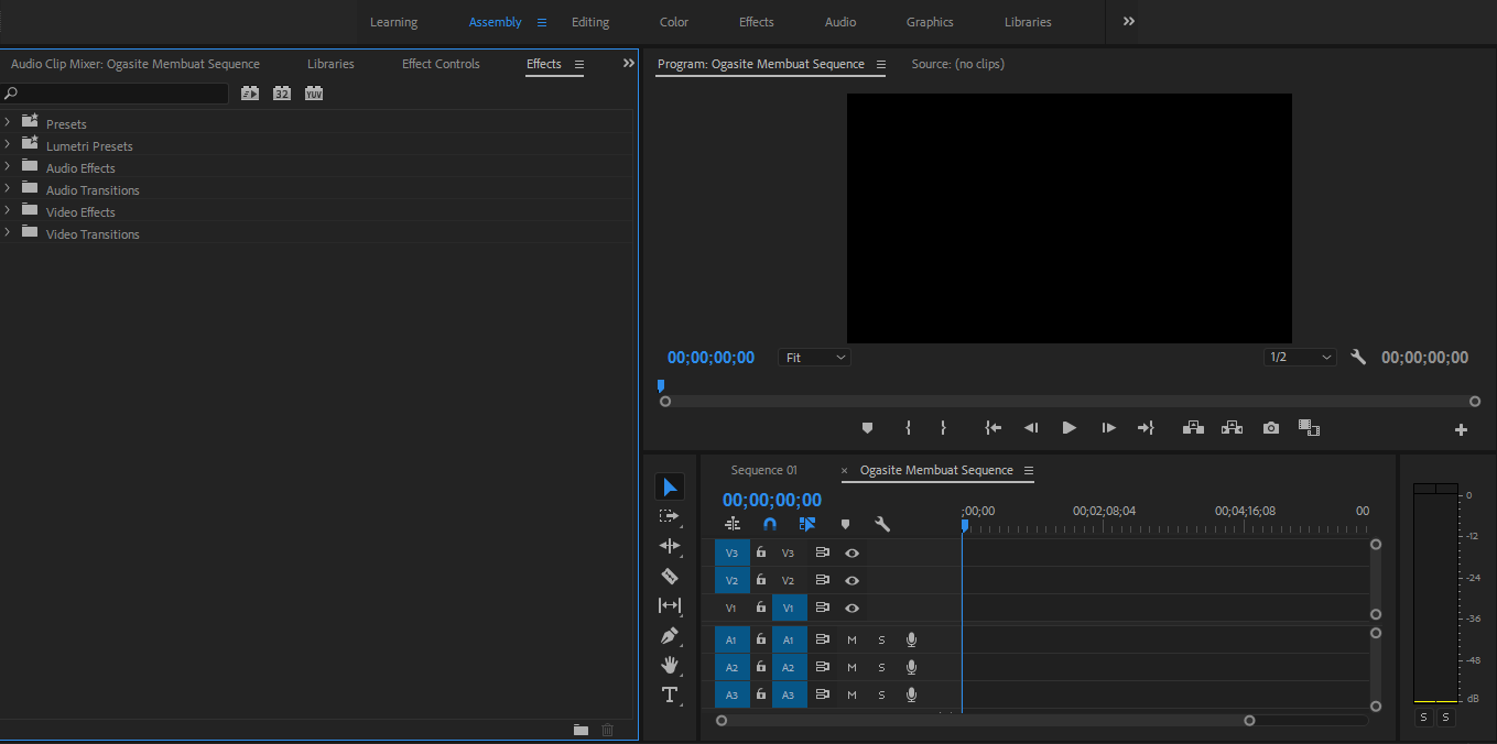 Cara Membuat Sequence Yang Benar Di Adobe Premiere Pro Ogasite