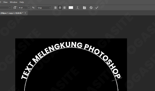 √ Cara Membuat Text Tulisan Melengkung Di Photoshop